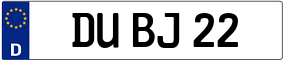 Truck License Plate